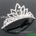 Princess pageant sparkling Crown Wedding Tiara for christmas holiday docoration nice gift